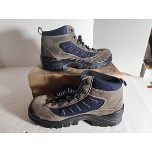 Nevados Men's Greylock Hiking Boots Charcoal Navy Suede Leather NM01706SD Size 8